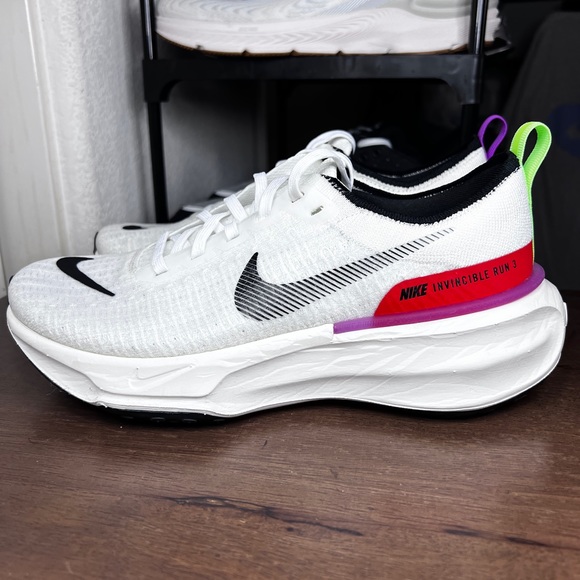 Nike ZoomX Invincible Run FK 3 SE White Running Shoes FJ1046-100 Men\'s Sz 8 RARE main image 5